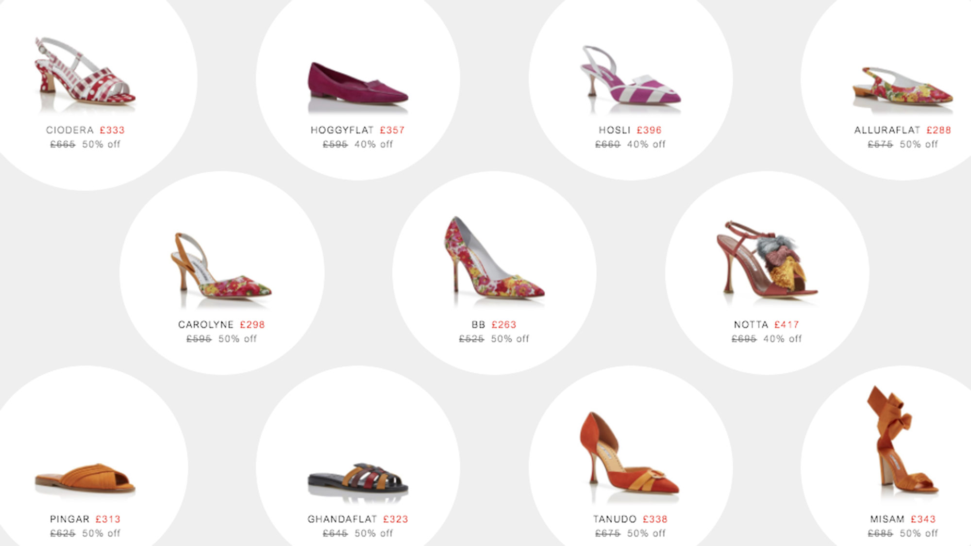 Carrie Bradshaw’s favourite shoe brand is shaving a massive sale