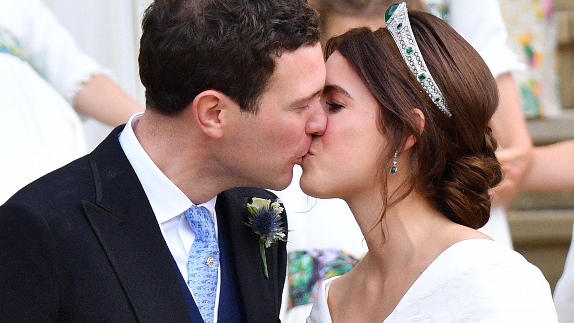 Princess Eugenie had this sweet message embroidered on wedding dress
