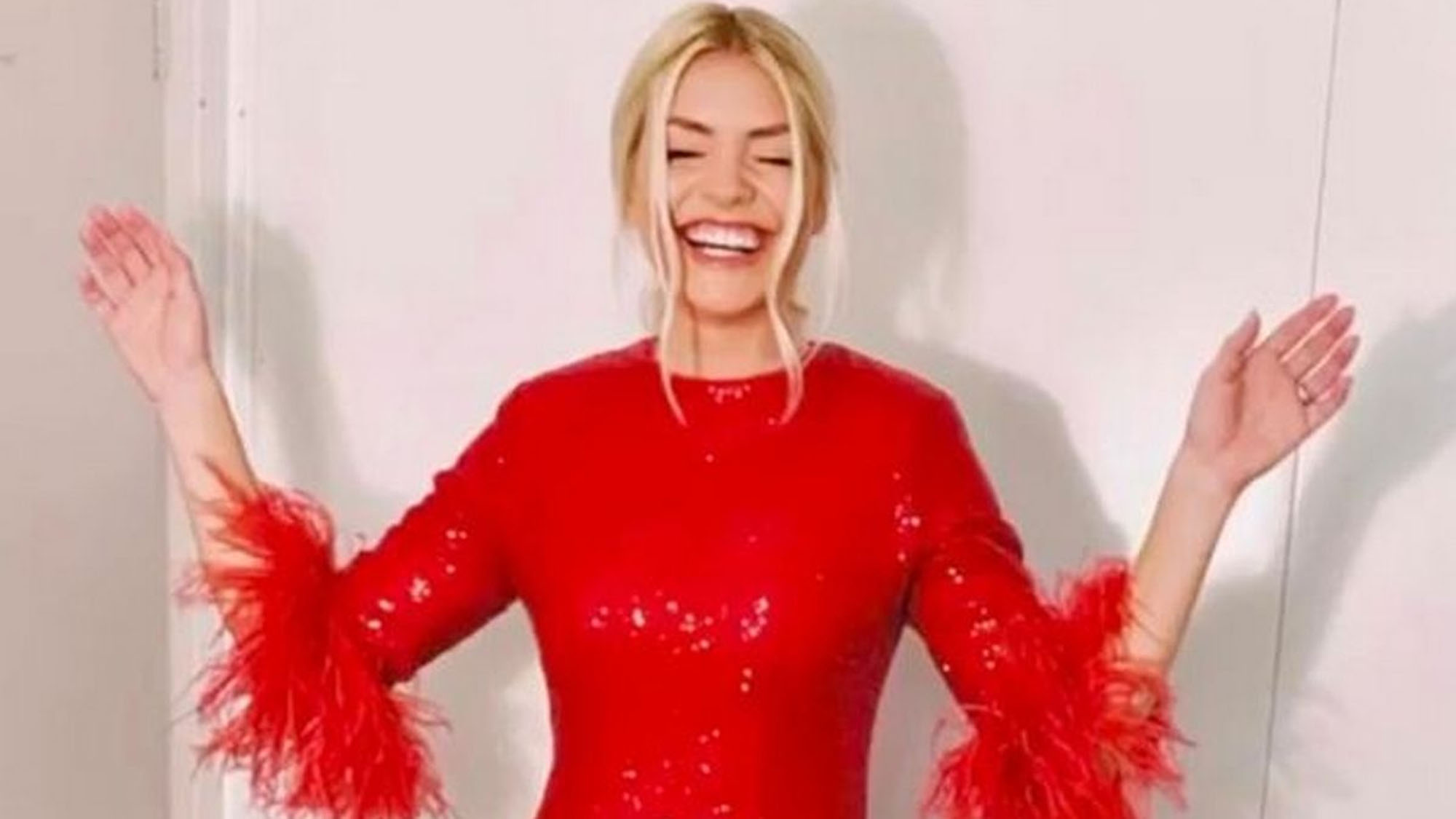 16 Arlington Cyber Monday: Channel Holly Willoughby with these feather-trimmed party dresses