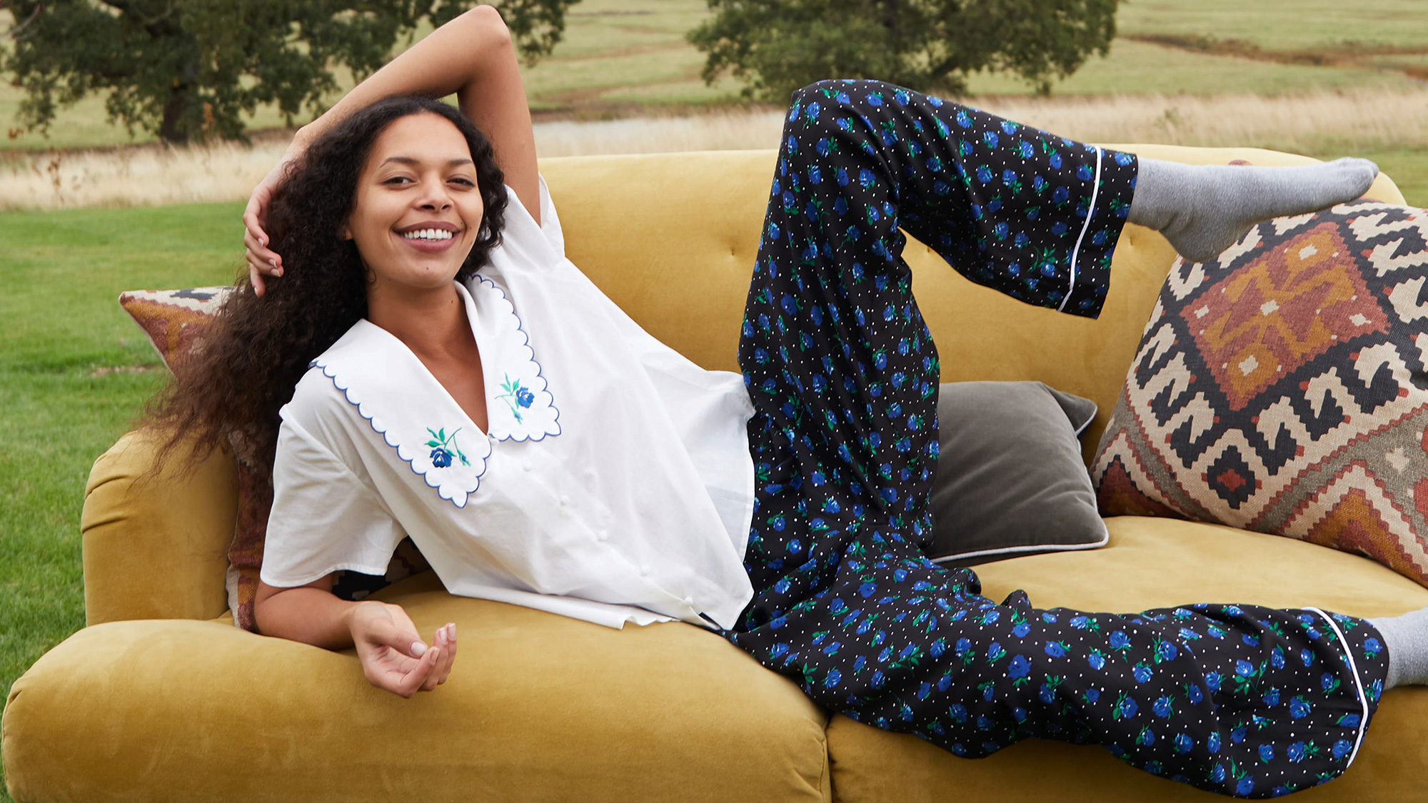 RIXO has just launched loungewear, but with a twist